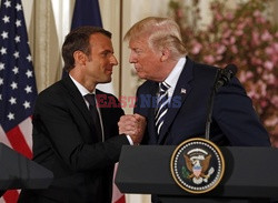 Emmanuel Macron z wizytą w USA