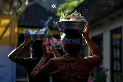 Ceremonia kremacji na wyspie Bali - AFP