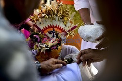 Ceremonia kremacji na wyspie Bali - AFP