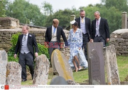 Książęta Sussex na ślubie kuzynki