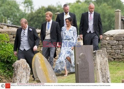 Książęta Sussex na ślubie kuzynki