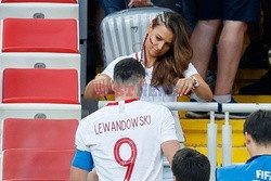 MŚ 2018 - Anna Lewandowska na trybunach