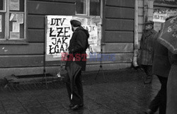 Strajki i demonstracje Solidarności