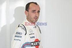 Robert Kubica na testach na torze Hungaroring