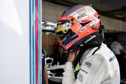 Robert Kubica na testach na torze Hungaroring