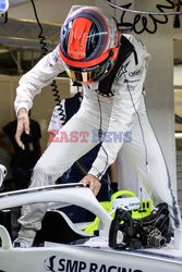 Robert Kubica na testach na torze Hungaroring