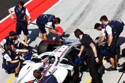 Robert Kubica na testach na torze Hungaroring