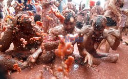 Hiszpańska Tomatina - AFP