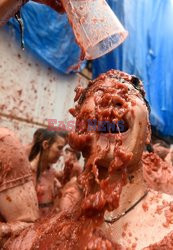 Hiszpańska Tomatina - AFP