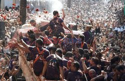 Hiszpańska Tomatina - AFP