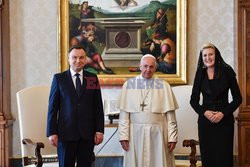 Andrzej Duda na audiencji u Papieża Franciszka