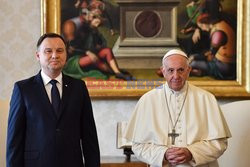 Andrzej Duda na audiencji u Papieża Franciszka