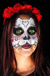 Makijaz na meksykańskie Halloween