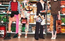 Moda -Świąteczne zakupy- Madame Figaro 1986