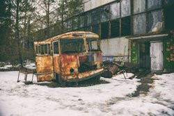 Opuszczone miasto Czernobyl - Rex Features