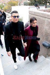 Cristiano Ronaldo i Georgina Rodriguez w drodze do sądu