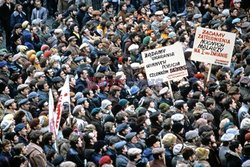 Strajki i demonstracje Solidarności