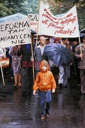 Strajki i demonstracje Solidarności