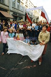 Strajki i demonstracje Solidarności