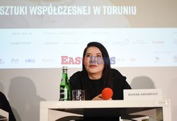 Wernisaż Mariny Abramovic w Toruniu