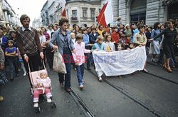 Strajki i demonstracje Solidarności