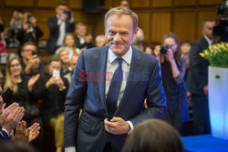 Donald Tusk na Uniwersytecie Warszawskim