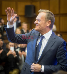 Donald Tusk na Uniwersytecie Warszawskim