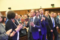 Donald Tusk na Uniwersytecie Warszawskim