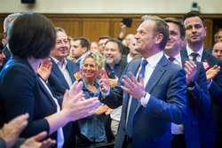 Donald Tusk na Uniwersytecie Warszawskim