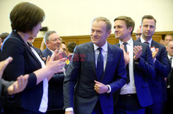 Donald Tusk na Uniwersytecie Warszawskim