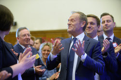 Donald Tusk na Uniwersytecie Warszawskim