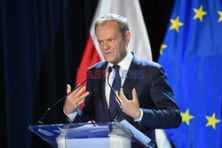 Donald Tusk na Uniwersytecie Warszawskim