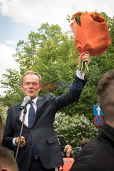 Donald Tusk na Uniwersytecie Warszawskim