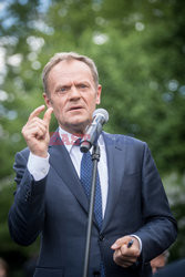 Donald Tusk na Uniwersytecie Warszawskim