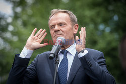 Donald Tusk na Uniwersytecie Warszawskim