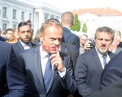 Donald Tusk na Uniwersytecie Warszawskim