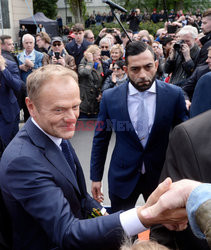 Donald Tusk na Uniwersytecie Warszawskim