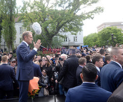 Donald Tusk na Uniwersytecie Warszawskim