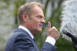 Donald Tusk na Uniwersytecie Warszawskim