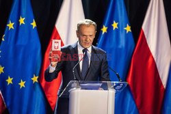 Donald Tusk na Uniwersytecie Warszawskim