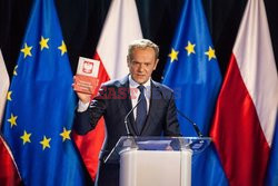 Donald Tusk na Uniwersytecie Warszawskim