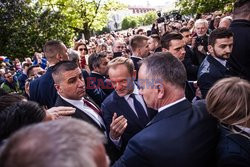 Donald Tusk na Uniwersytecie Warszawskim