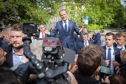 Donald Tusk na Uniwersytecie Warszawskim