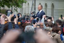 Donald Tusk na Uniwersytecie Warszawskim