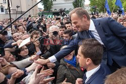 Donald Tusk na Uniwersytecie Warszawskim