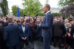 Donald Tusk na Uniwersytecie Warszawskim