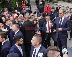 Donald Tusk na Uniwersytecie Warszawskim