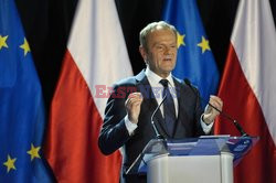 Donald Tusk na Uniwersytecie Warszawskim