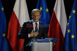 Donald Tusk na Uniwersytecie Warszawskim