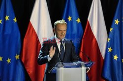 Donald Tusk na Uniwersytecie Warszawskim